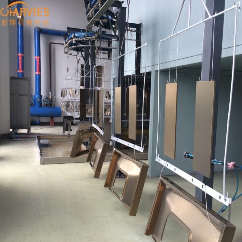 cooker hood powder coating line